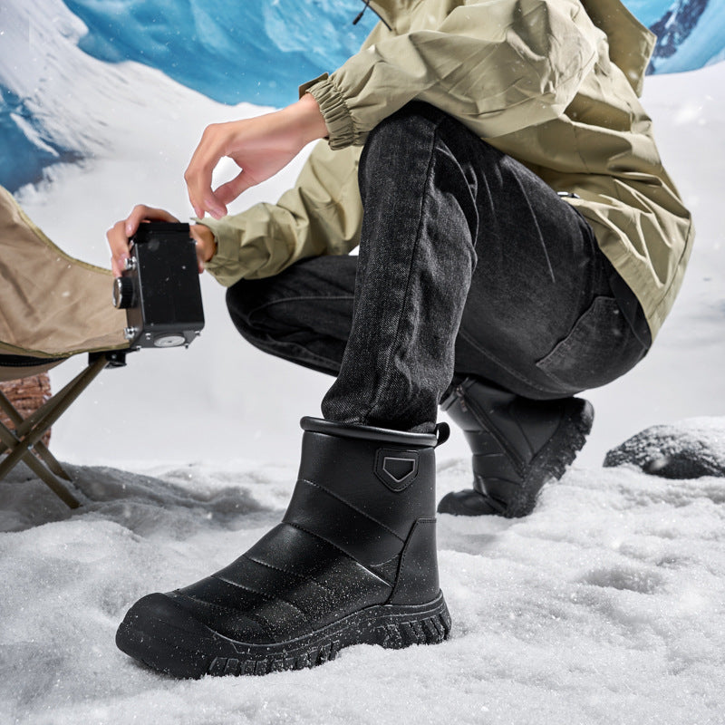Damen Winterboots mit isolierender Hauptschicht und rutschfester Sohle EB