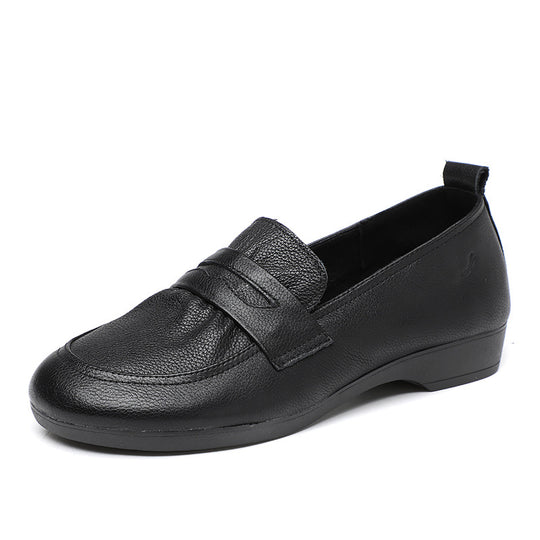 Damen Mokassins mit elastischem Riemen und bequemer Innensohle EB