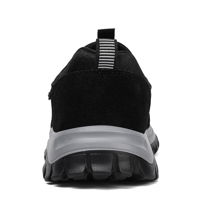 Damen Sportliche Slip-On Sneakers mit rutschfester Sohle und atmungsaktivem Obermaterial EB