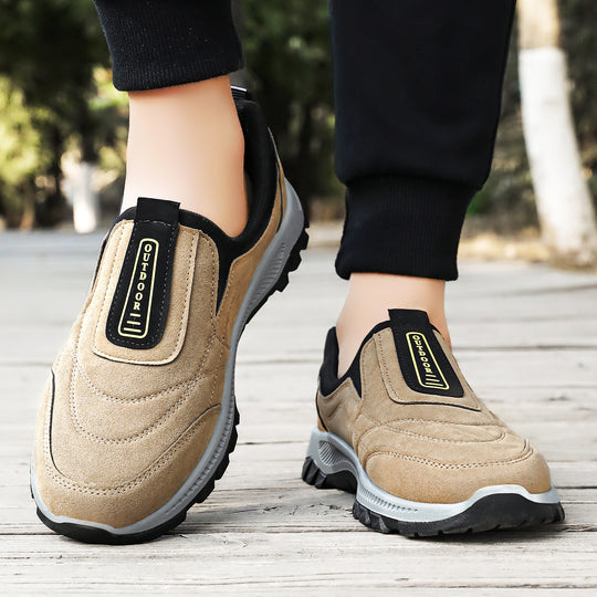 Damen Sportliche Slip-On Sneaker mit rutschfester Sohle EB