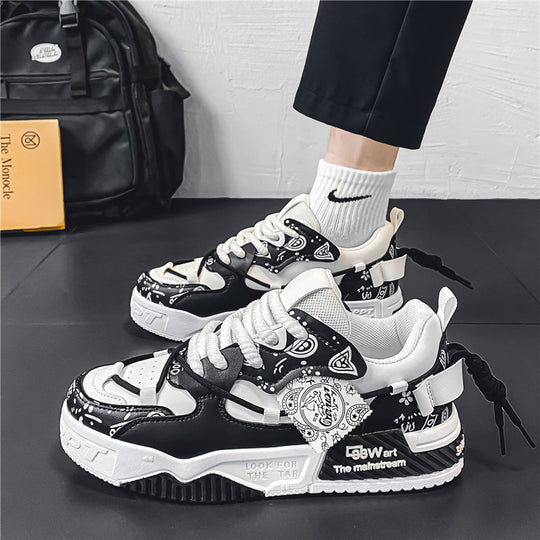Damen Sportliche Trend Sneakers mit außergewöhnlichem Design EB