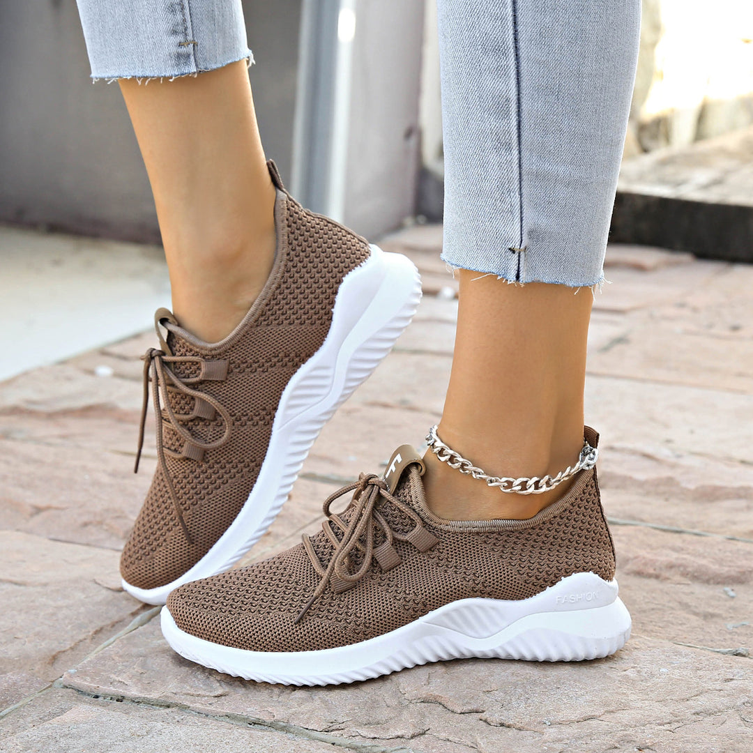 Damen Sportliche Luftige Sneakers EB