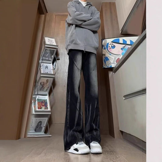 Herren lässige baggy Jeans im used Look EB