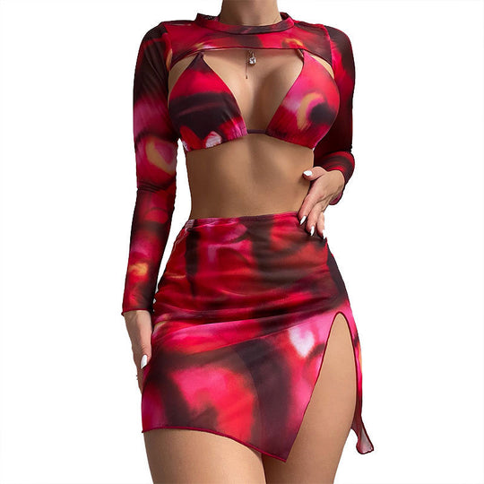 Damen modisches Ensemble mit Cut-Out-Design EB