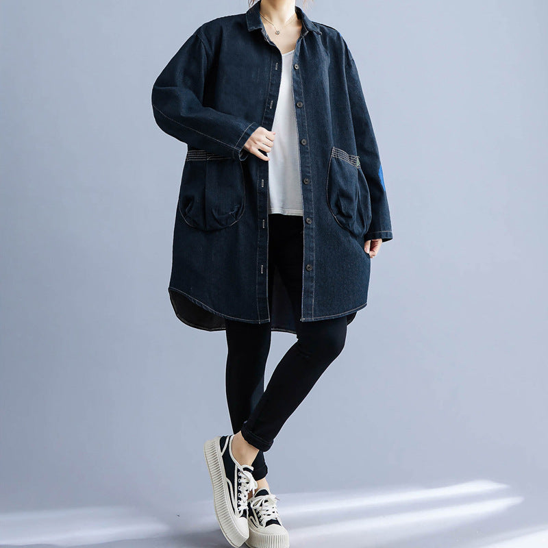 EB | Denim Trenchcoat