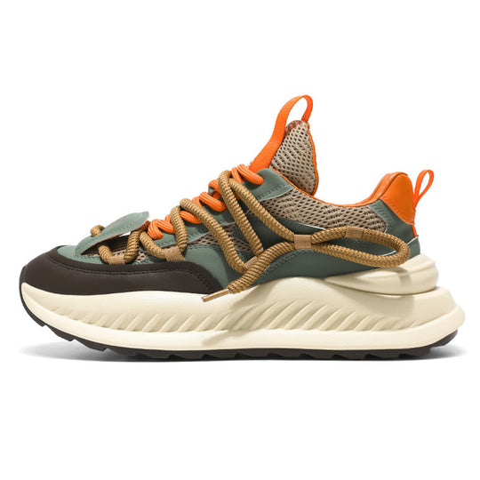 Damen Sportliche Chunky-Sneaker mit atmungsaktivem Design und rutschfester Sohle EB