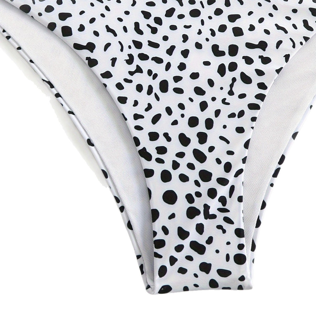 Damen Sportliches Bikini-Set mit elastischen Trägern EB