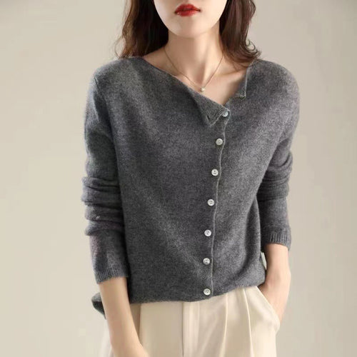 EB | Klassischer Langarmpullover mit Knöpfen