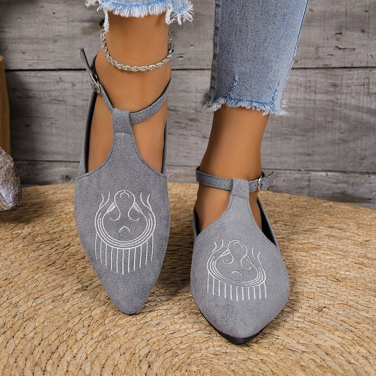 Damen Ballerinas im Boho-Stil EB