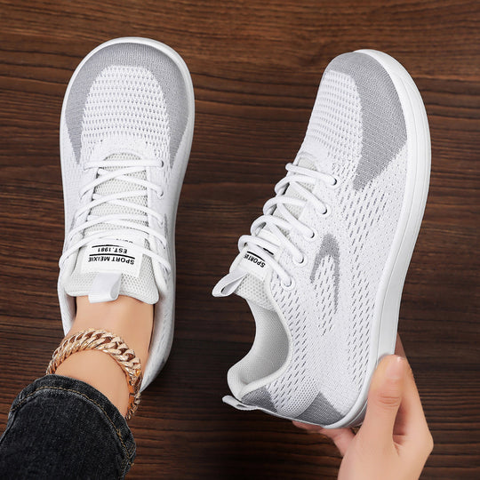 Damen Sportliche Mesh-Sneaker mit ergonomischem Fußbett und rutschfester Sohle EB