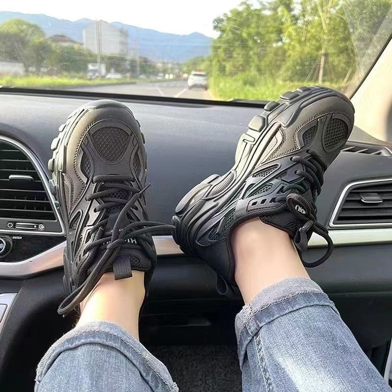 Damen Sportliche Outdoor-Sneaker mit rutschfester Sohle und atmungsaktivem Obermaterial EB