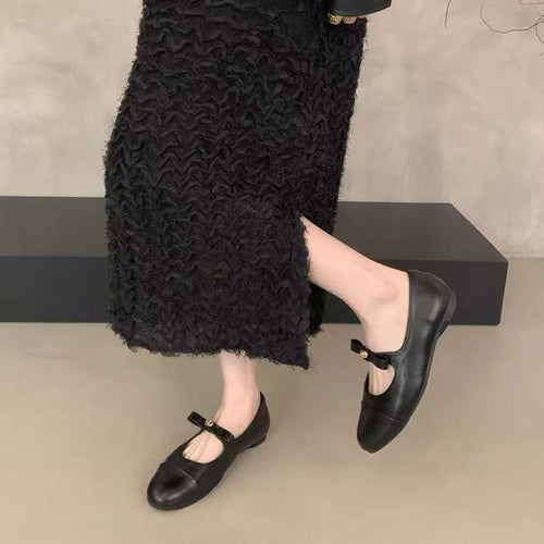 Damen Ballerinas mit modischem Riemendesign und komfortablem Fußbett EB