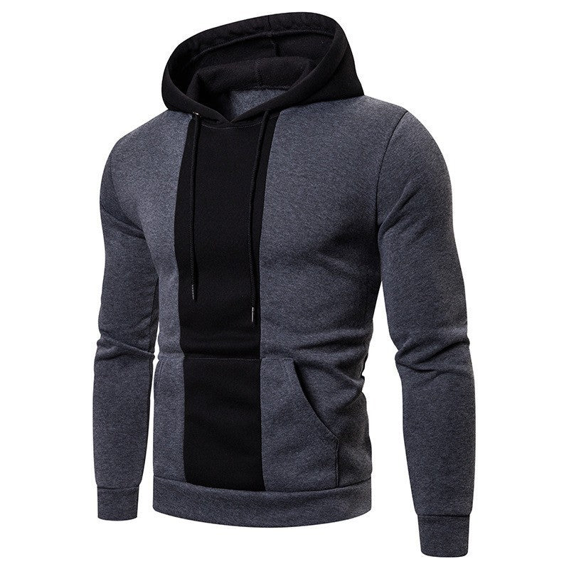 Herren Kapuzenpullover mit modernem Farbblock-Design EB