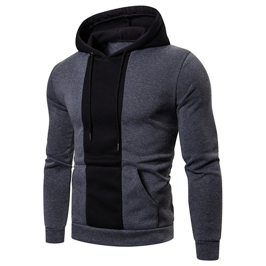 Herren Kapuzenpullover mit modernem Farbblock-Design EB