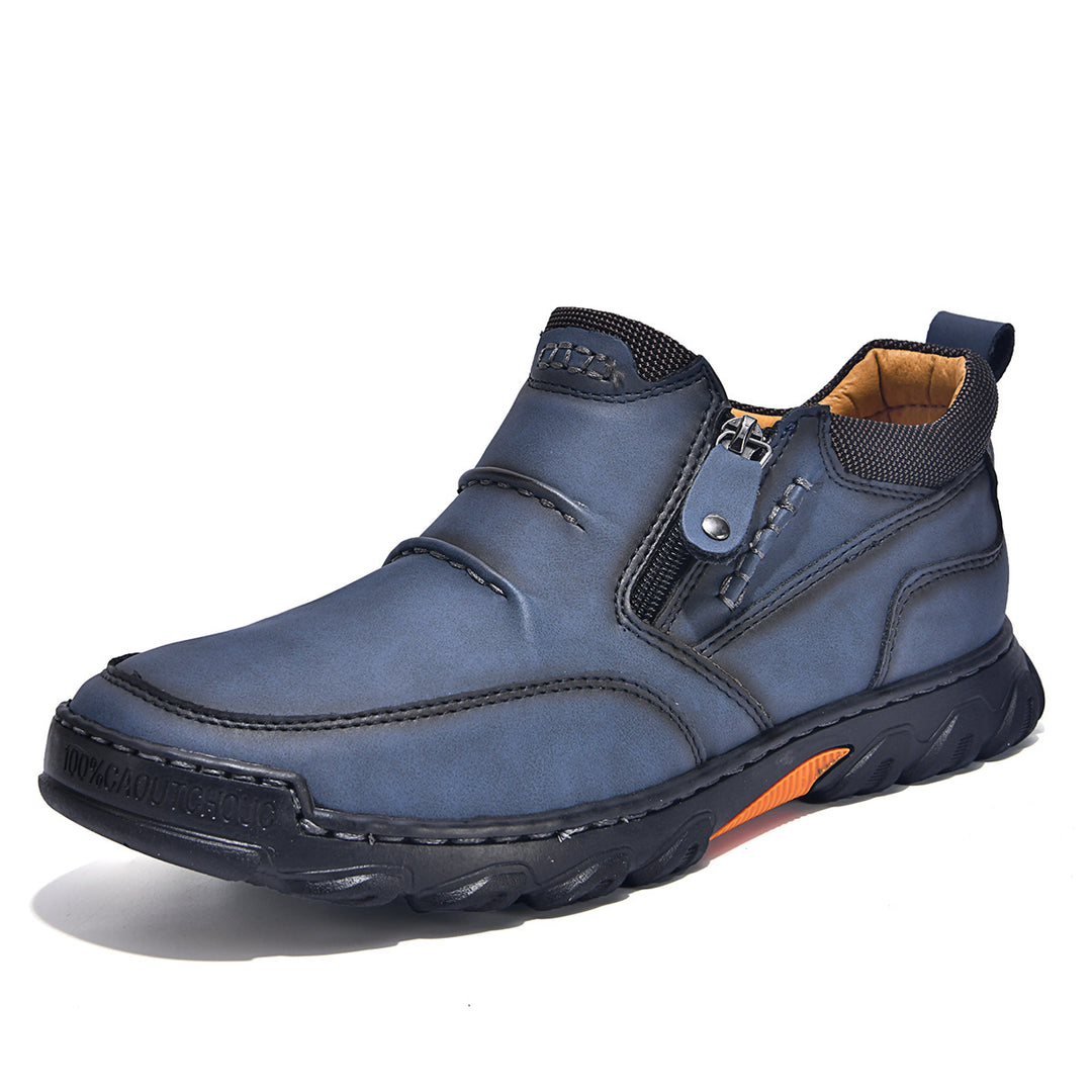 Herren Bequeme und elegante Stiefeletten mit Reißverschluss EB
