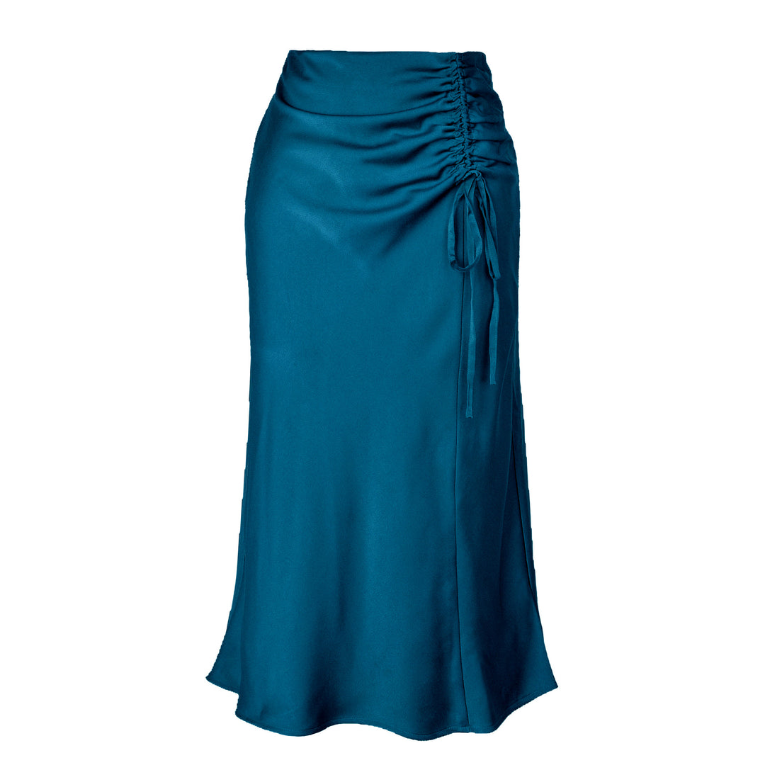 Damen Midirock mit Raffungen EB