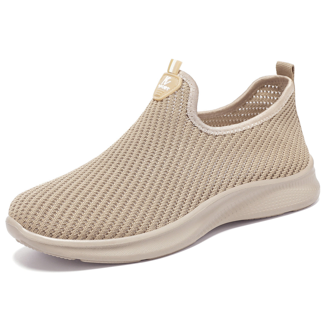 Damen Atmungsaktive Slip-On Sneakers mit flexiblem Design EB