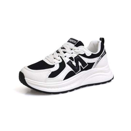Damen Sportliche Sneakers mit atmungsaktivem Mesh-Obermaterial und dämpfendem Sohlenprofil EB