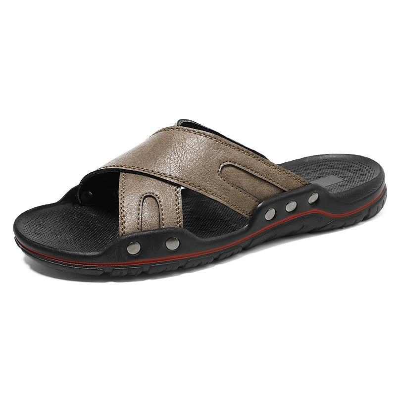 Herren Komfortable Freizeitsandalen mit rutschfester Sohle EB