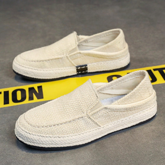 Damen bequeme Espadrilles mit elastischen Einsätzen und flexibler Sohle EB