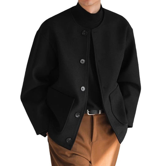 Damen Übergangsjacke mit praktischen Taschen und Knopfverschluss EB