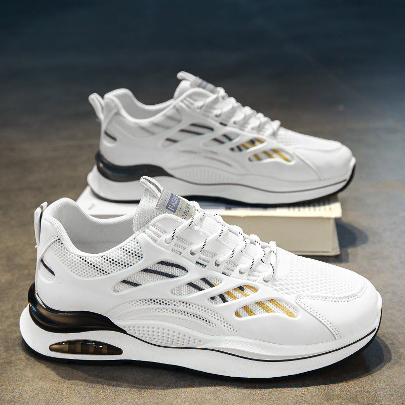 Damen Sportliche Sneakers mit atmungsaktiven Mesh-Einsätzen und dämpfender Sohle EB