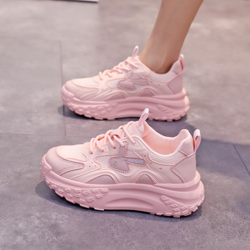 Damen Sportliche Chunky Sneakers mit atmungsaktiver Mesh-Oberfläche und dämpfendem Fußbett EB