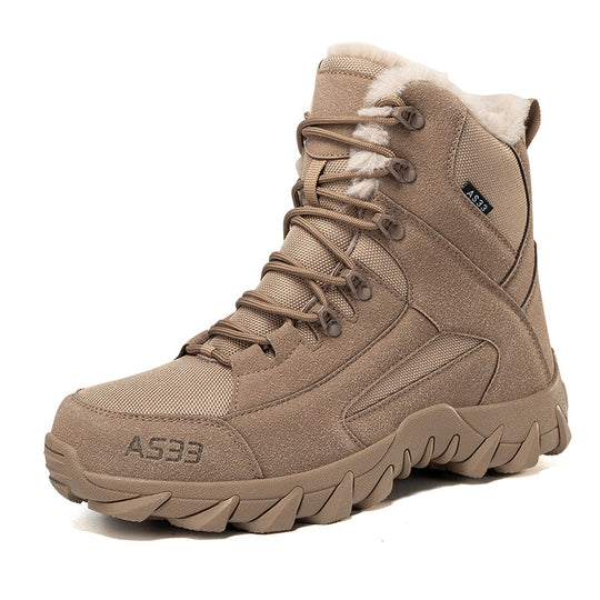 Herren isolierte Winterstiefel mit rutschfester Sohle und warmem Innenfutter EB