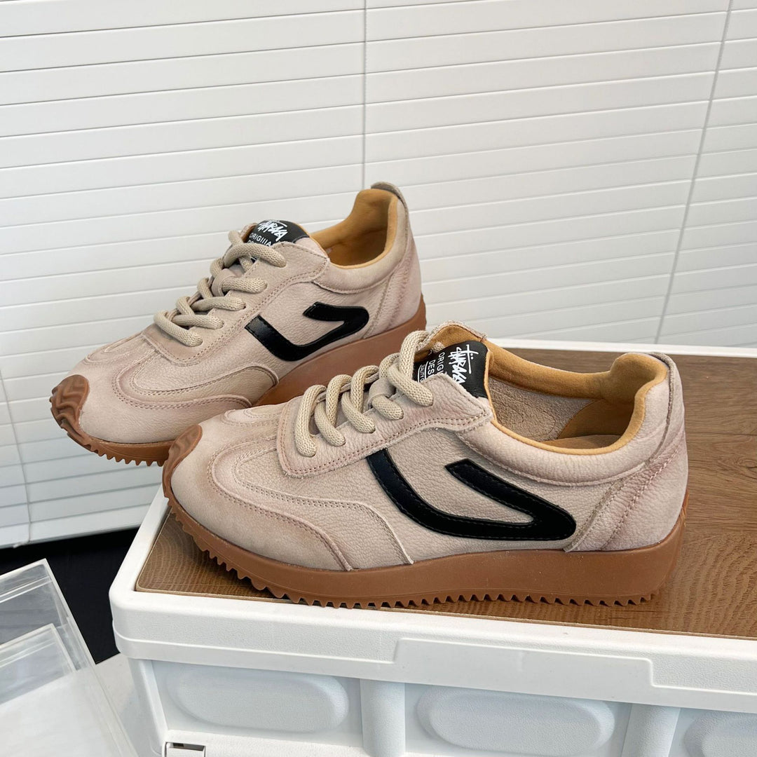 Damen Sportliche Sneakers mit atmungsaktivem Obermaterial und flexiblem Sohlenprofil EB