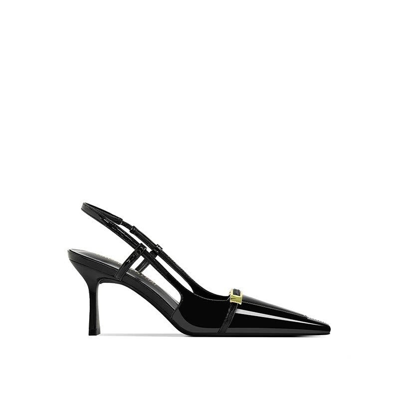 Damen elegante Slingback-Pumps mit schickem Schnallenverschluss EB