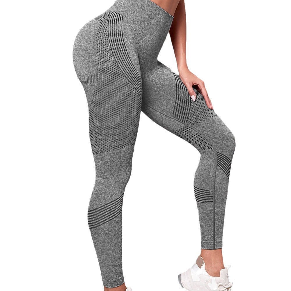 Damen Sportliche Leggings mit hoher Taille EB