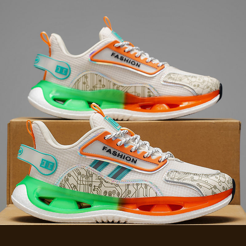 Damen Sportliche Sneakers mit innovativem Dämpfungssystem und modischen Details EB