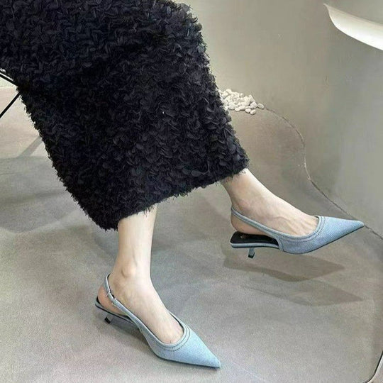Damen elegante Slingback Stilettos EB