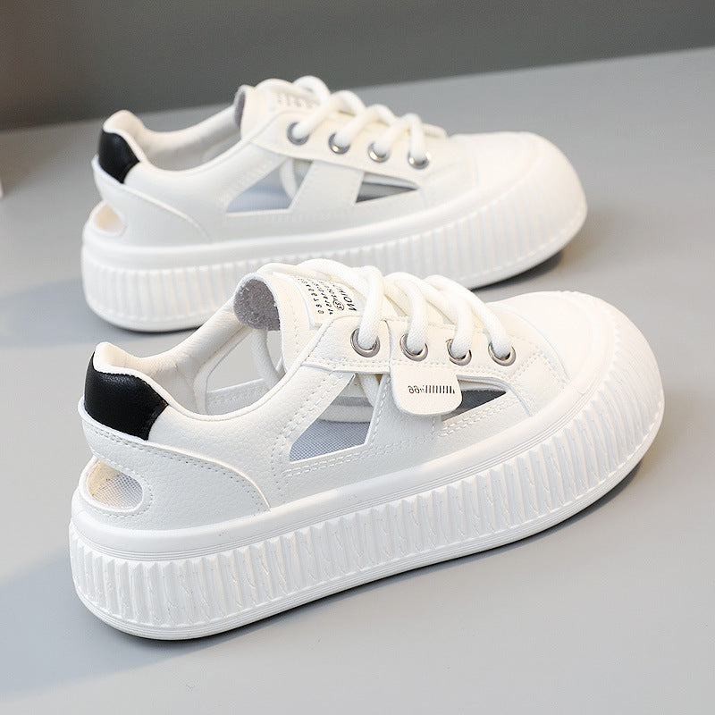 Damen Sportliche Sneaker mit atmungsaktiver Mesh-Oberfläche und flexiblem Design EB