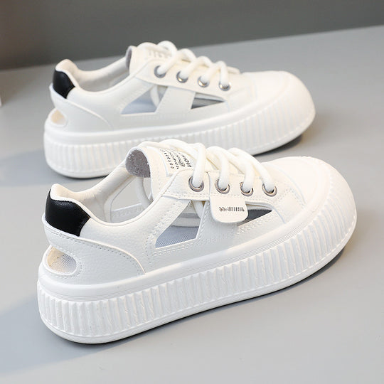 Damen Sportliche Sneaker mit atmungsaktiver Mesh-Oberfläche und flexiblem Design EB