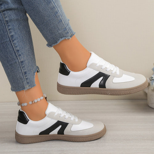 Damen Sneakers im modernen Design mit leicht gepolsterter Laufsohle EB