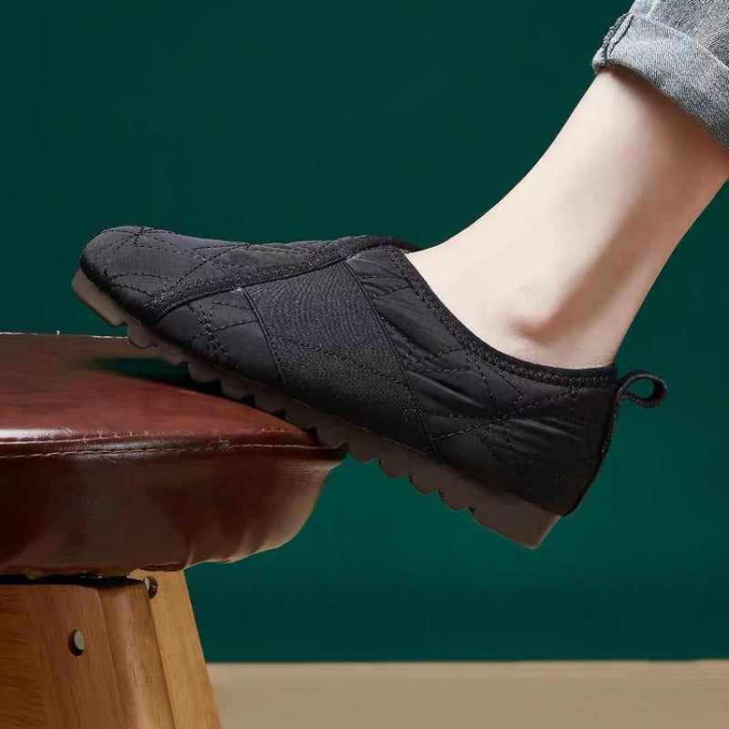 Damen Komfortable Freizeit-Slipper mit flexiblem Obermaterial EB