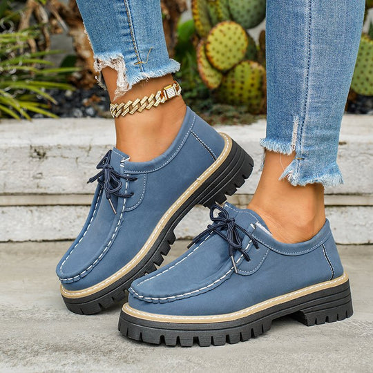 Damen Komfortable Walking-Schuhe mit stabiler Profilsohle und lässigem Design EB