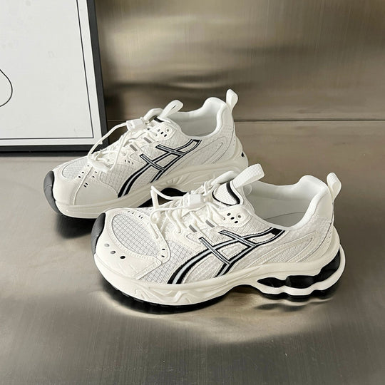Damen Sportliche Lauf-Sneaker mit atmungsaktivem Mesh-Obermaterial und rutschfester Sohle EB