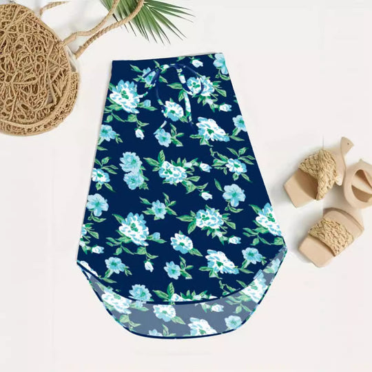 Damen Floral Bedruckter Rock im eleganten Schnitt EB