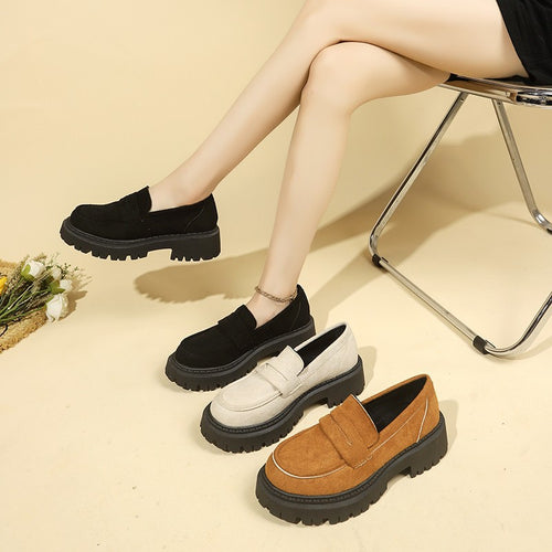 Damen Komfortable Sneaker im modernen Design mit dickem Plateau EB