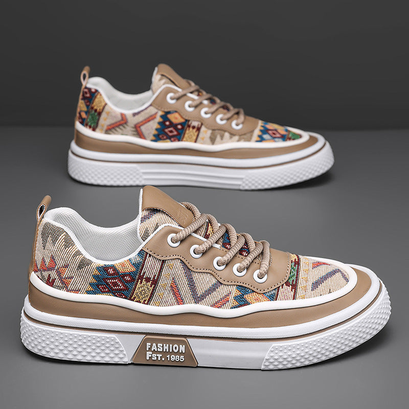 Damen Trendige Freizeitsneaker mit exklusivem Tribal-Design EB