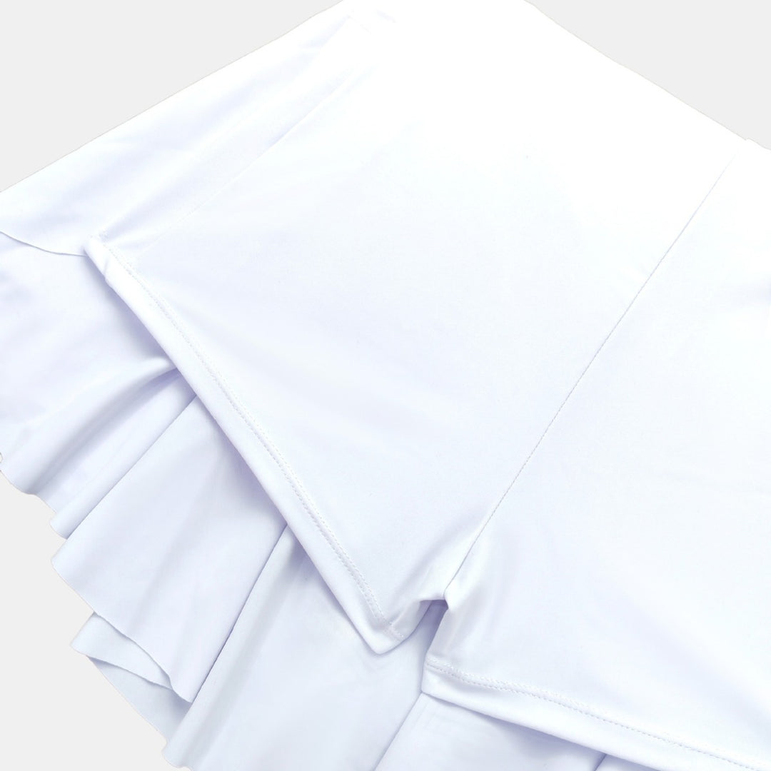 Damen Schwimmrock mit voluminösem Saum und elastischem Bund EB