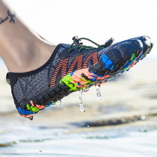 Damen Wassersportschuhe mit elastischem Schnellschnürsystem und rutschfester Sohle EB