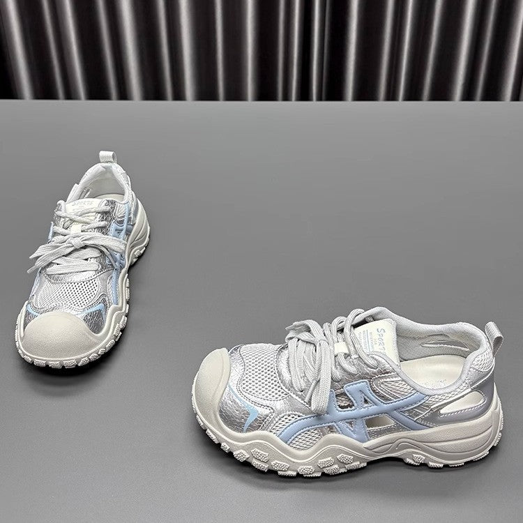 Damen sportive Lifestyle-Sneaker mit atmungsaktiver Mesh-Oberfläche und hochwertiger Dämpfungstechnologie EB