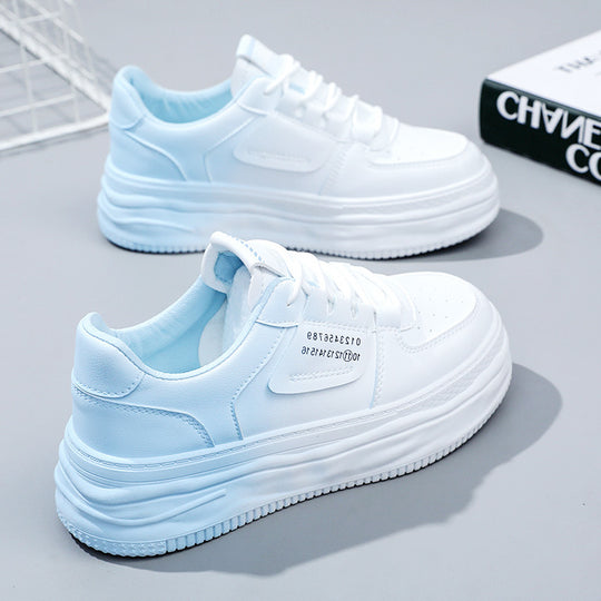 Damen modische Plateau Sneakers mit coolen Akzenten und atmungsaktiven Eigenschaften EB