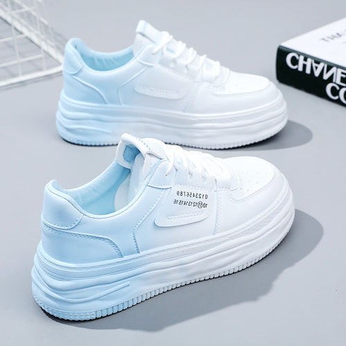 Damen modische Plateau Sneakers mit coolen Akzenten und atmungsaktiven Eigenschaften EB