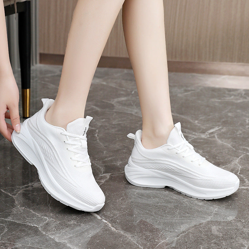 Damen Sportliche Sneaker mit atmungsaktivem Obermaterial und dämpfender Sohle EB