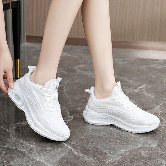 Damen Sportliche Sneaker mit atmungsaktivem Obermaterial und dämpfender Sohle EB