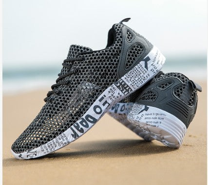 Herren Leichte Atmungsaktive Netz Sportschuhe EB